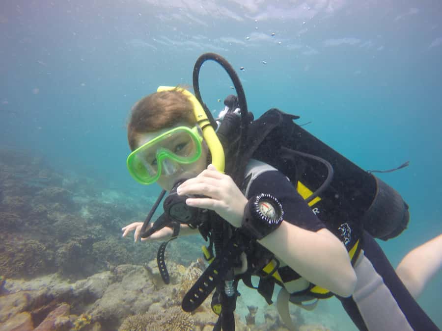 Blue Bay: LEARN TO DIVE TODAY with CORAL DIVING Team - The supervised open-water session