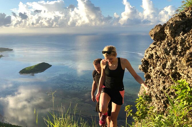 Full-Day Private Hiking le Morne Mountain & Seafood Lunch at Islet Fourneau - The exposed rock, caves, and authorized upper route