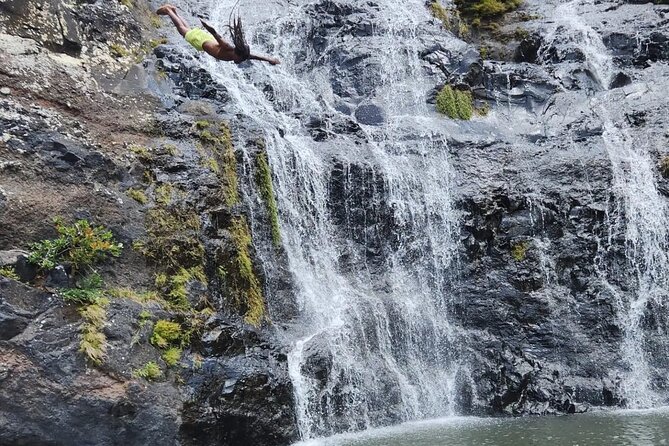 Guided Hiking The 7 WATERFALLS with relaxing car tour in the end - A light Mauritian lunch, not a feast
