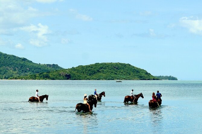 Horse Riding experience by Haras du Morne - Seven Colored Earths is a quick, unusual stop