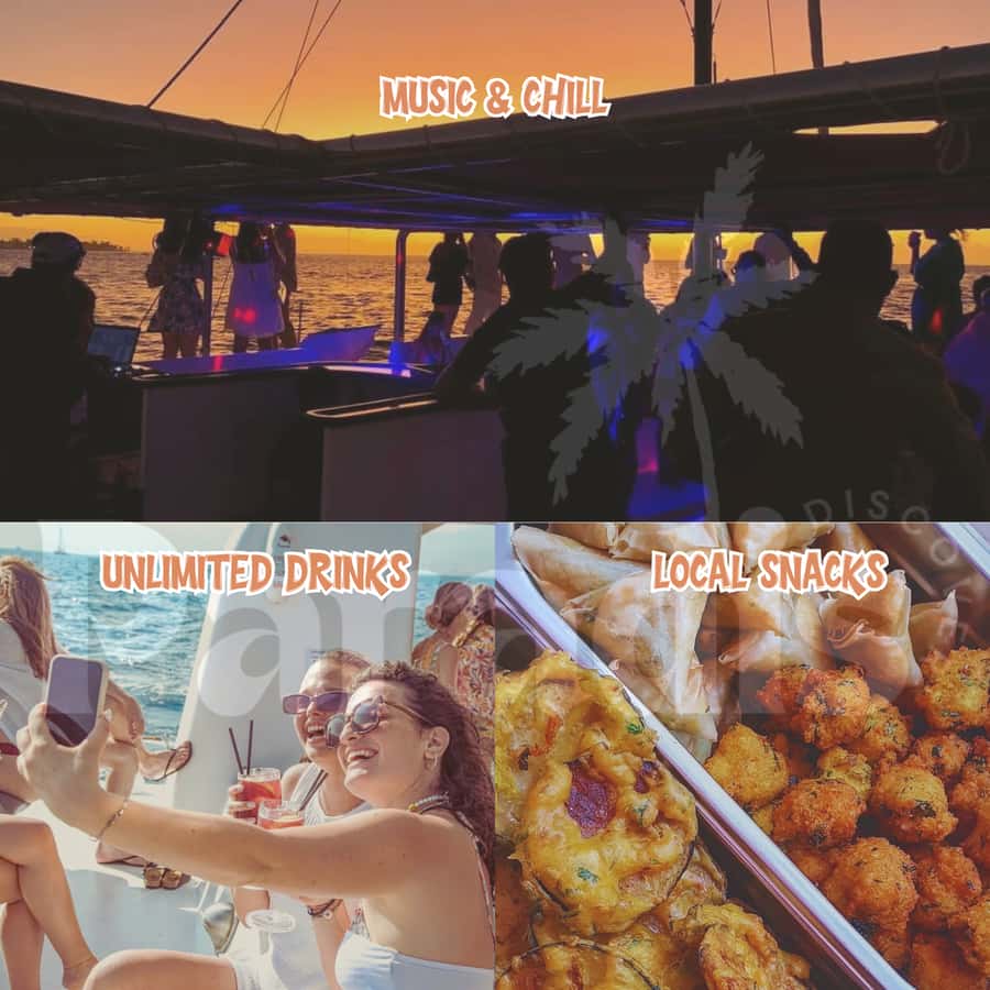 Mauritius: Catamaran Sunset Cruise with Food, Drinks & DJ - Dinner under the night sky