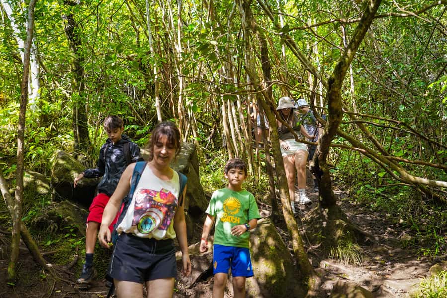 Mauritius: Exploring the Tamarind Falls with a Guide - Meeting at the Church and preparing properly