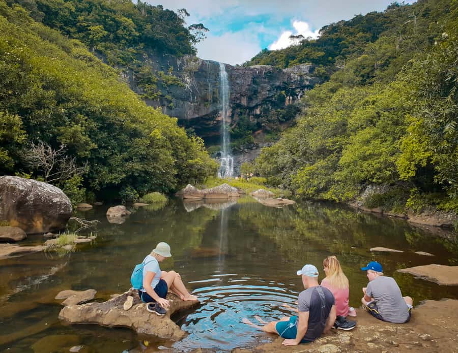 Mauritius: Full Canyon Tamarind Falls 5-Hour Hike - What the waterfalls feel like along the route