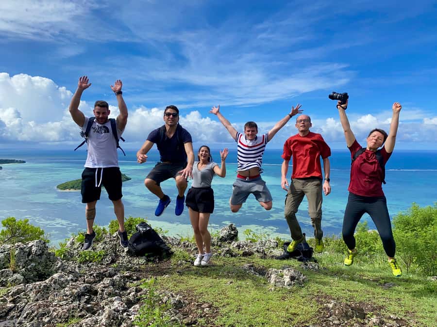 Mauritius: Le Morne Mountain UNESCO Eco Hike - The warm-up trail shows both sides of the mountain