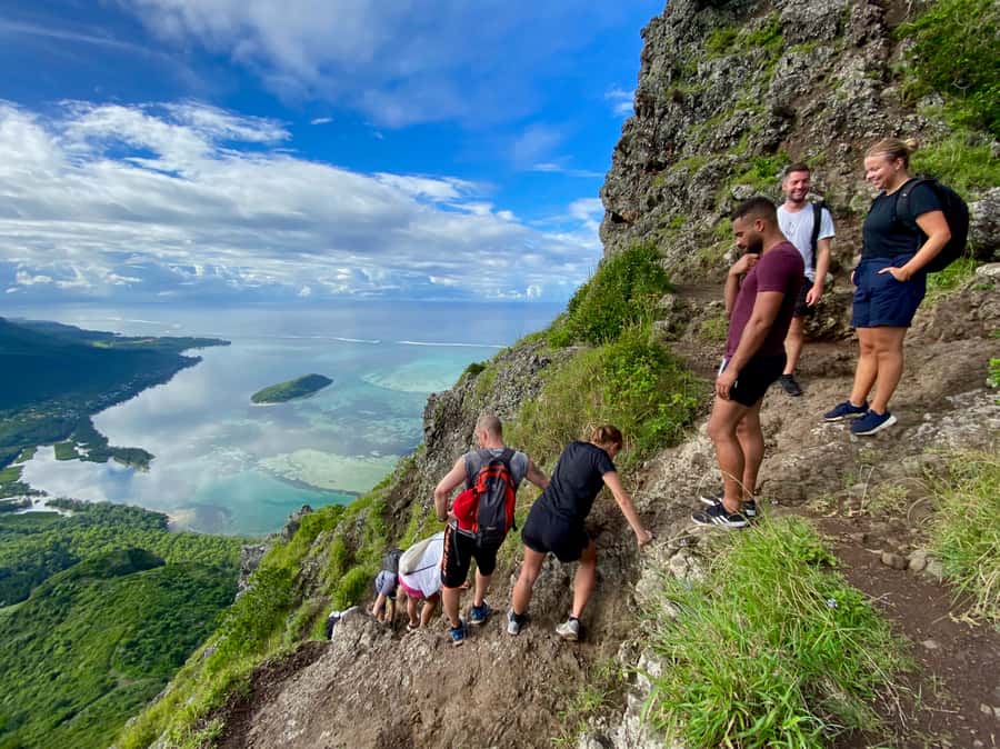 Mauritius: Le Morne Mountain UNESCO Eco Hike - The summit area is the payoff