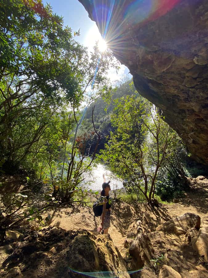 Mauritius Natirel : 7 cascades valley waterfall discovery - Swimming in natural pools