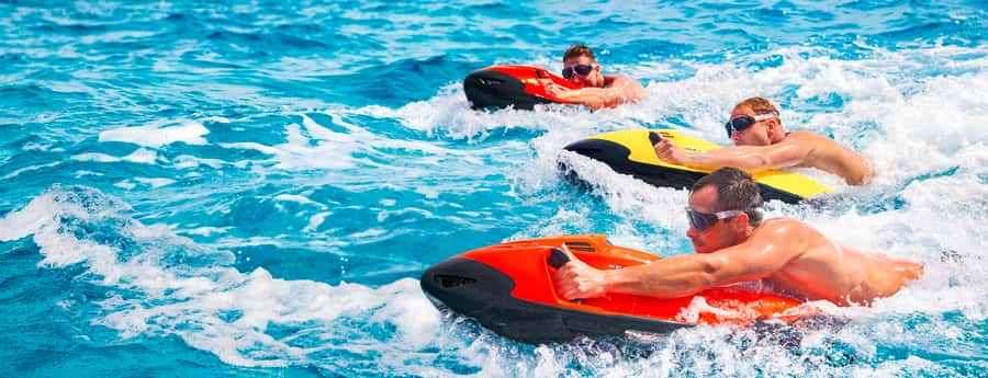 Mauritius: Seabob Diving Experience - The boat ride and the Grand Baie water