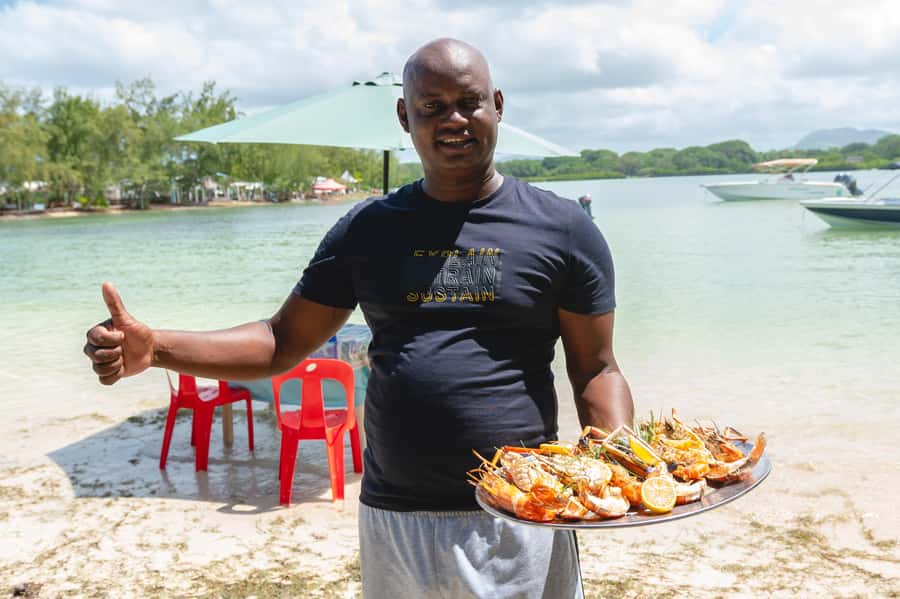 Mauritius: Speedboat Ile aux Cerfs, GRSE Waterfall, BBQ, Bar - Who will enjoy this most?