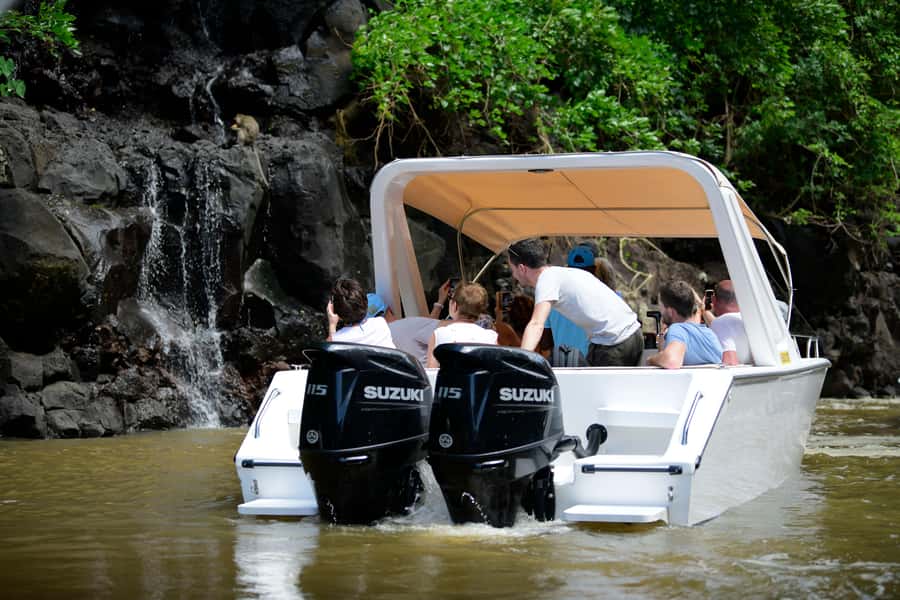 Mauritius: Speedboat Ile aux Cerfs, GRSE Waterfall, BBQ, Bar - Starting at Cabane du pêcheur