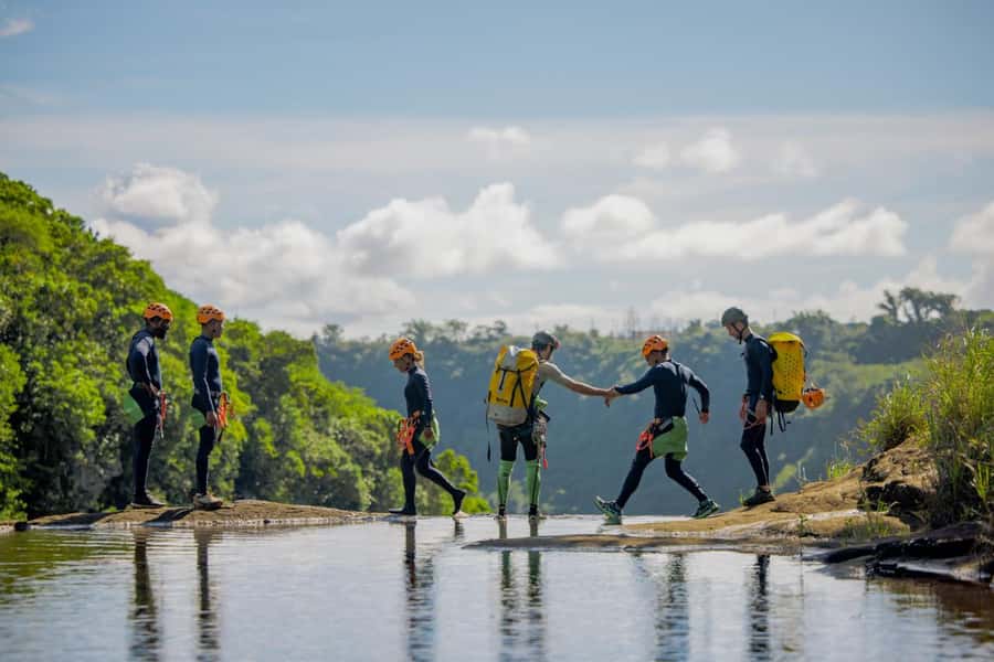 Mauritius: Tamarind Falls Canyoning Adventure - The three-hour route, step by step