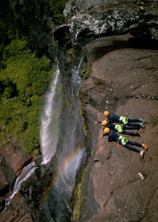 Mauritius: Tamarind Falls Canyoning Adventure - The scenery is part of the reward