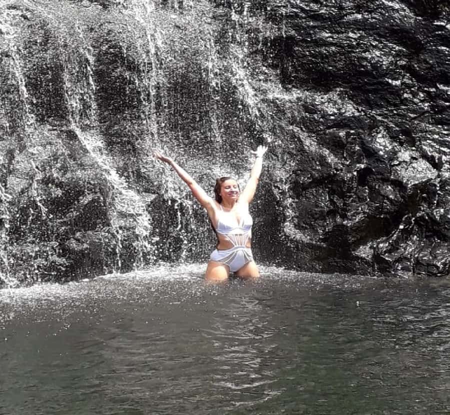 Mauritius: Tamarind Falls Guided Hike with Swim and Lunch - The early waterfalls and the first swim