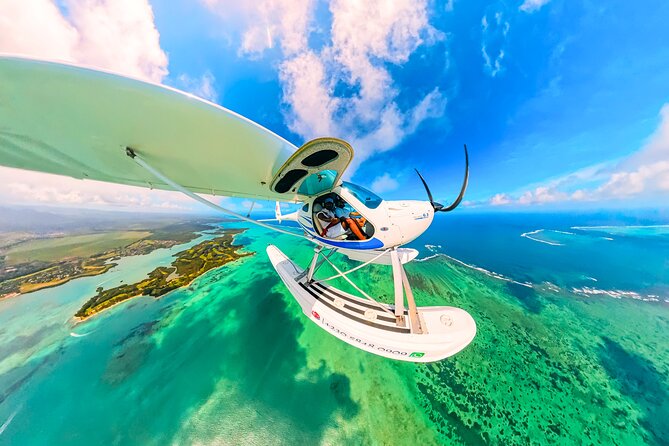 Seaplane Tours over the turquoise lagoon of the East of Mauritius - Communication and meeting-point advice
