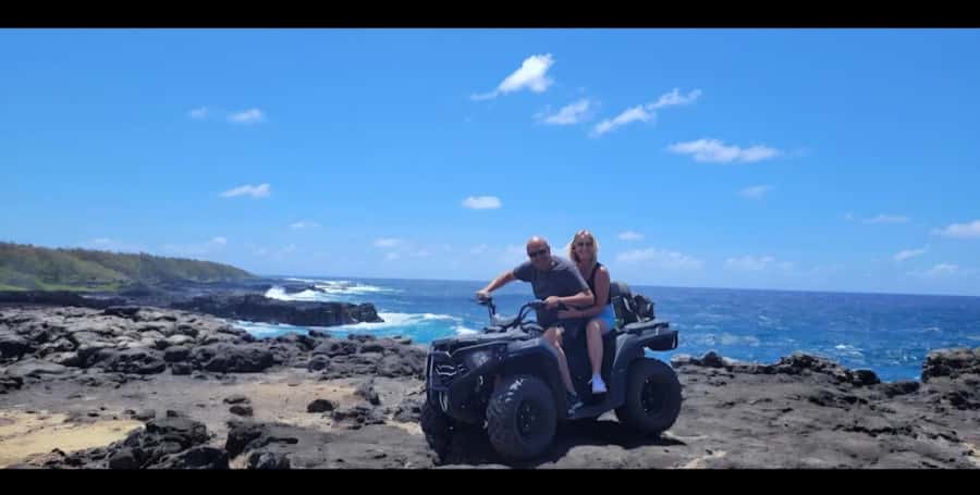 South of Mauritius: Quad Bike Tour - Pont Naturel and the volcanic southern coast