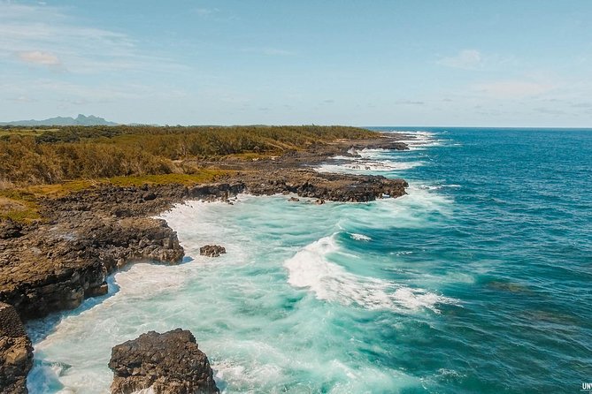 The Hidden Treasures of Mauritius, ALL INCLUSIVE Day Trip, Private SUV Car - Pont Naturel shows the force of volcanic rock and surf