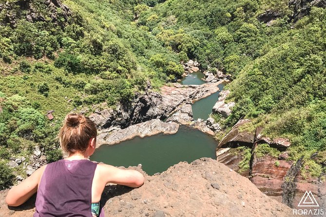 The Tamarind Falls (7 Cascades) Adventure - Walking beside the water and through the forest