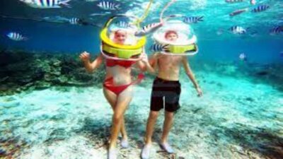 Walking under the sea in Mauritius with transfer
