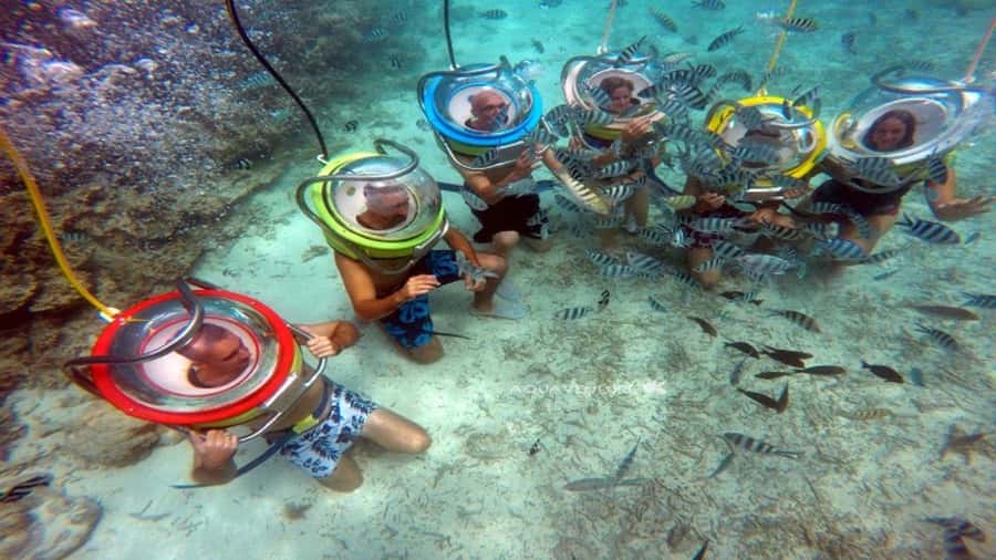 Walking under the sea in Mauritius with transfer - Who Will Enjoy the Underwater Sea Walk